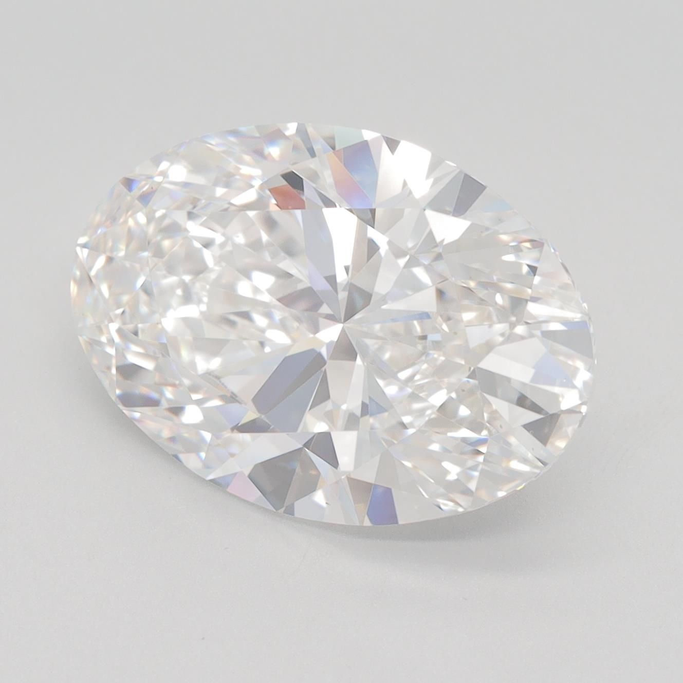 5.65ct Oval F VVS2 Lab-Grown Diamond