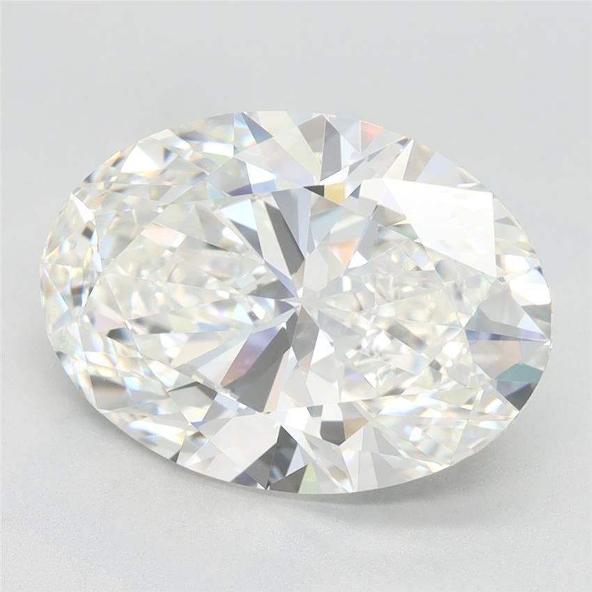 4.09ct Oval F IF Lab-Grown Diamond