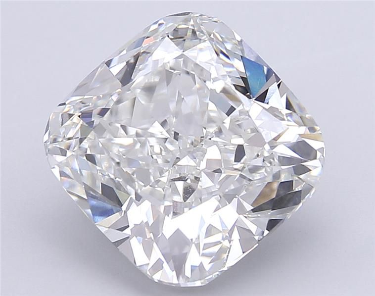 15.09 Carat CUSHION Shape F Colour VVS2 Clarity  Cut - White Lab Diamond - 7945