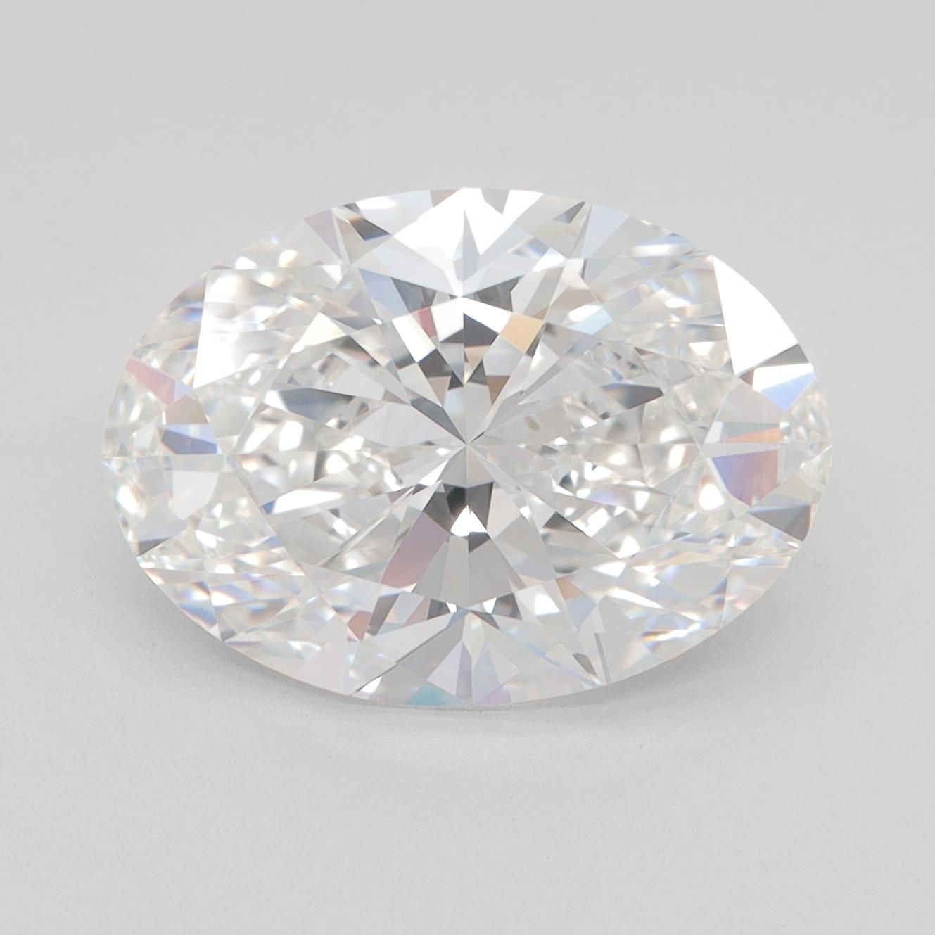 5.05ct Oval F VVS2 Lab-Grown Diamond