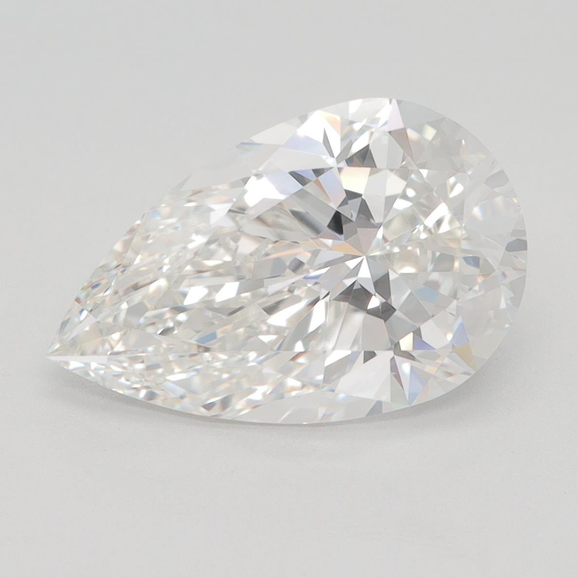 3.6ct Pear F VVS2 Lab-Grown Diamond