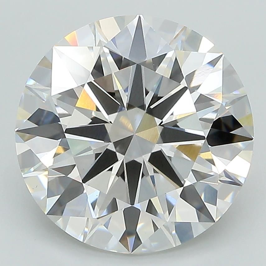 4.65ct Round F VVS2 Lab-Grown Diamond