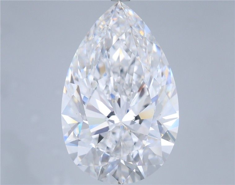 10.42 Carat PEAR Shape D Colour VS1 Clarity  Cut - White Lab Diamond - 99134