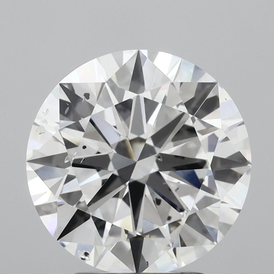 2.91ct Round F SI2 Lab-Grown Diamond