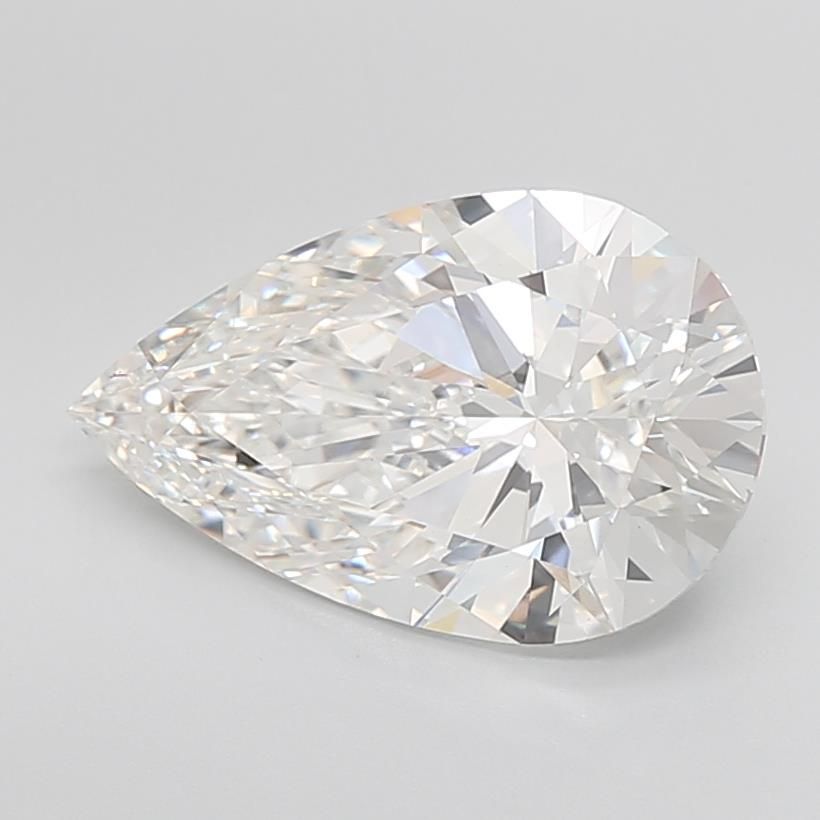 6.25ct Pear F VVS2 Lab-Grown Diamond