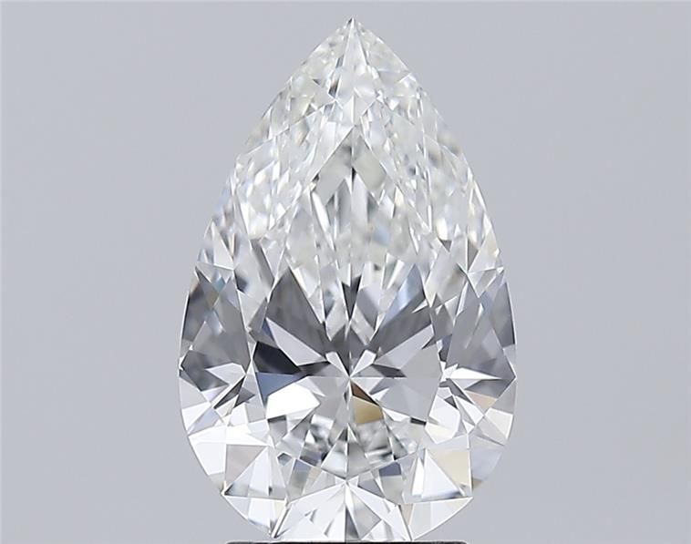 3.04ct Pear F VVS2 Lab-Grown Diamond