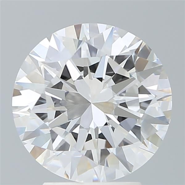 3.26ct Round F VVS2 Lab-Grown Diamond