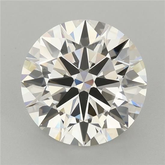 3.11ct Round F IF Lab-Grown Diamond
