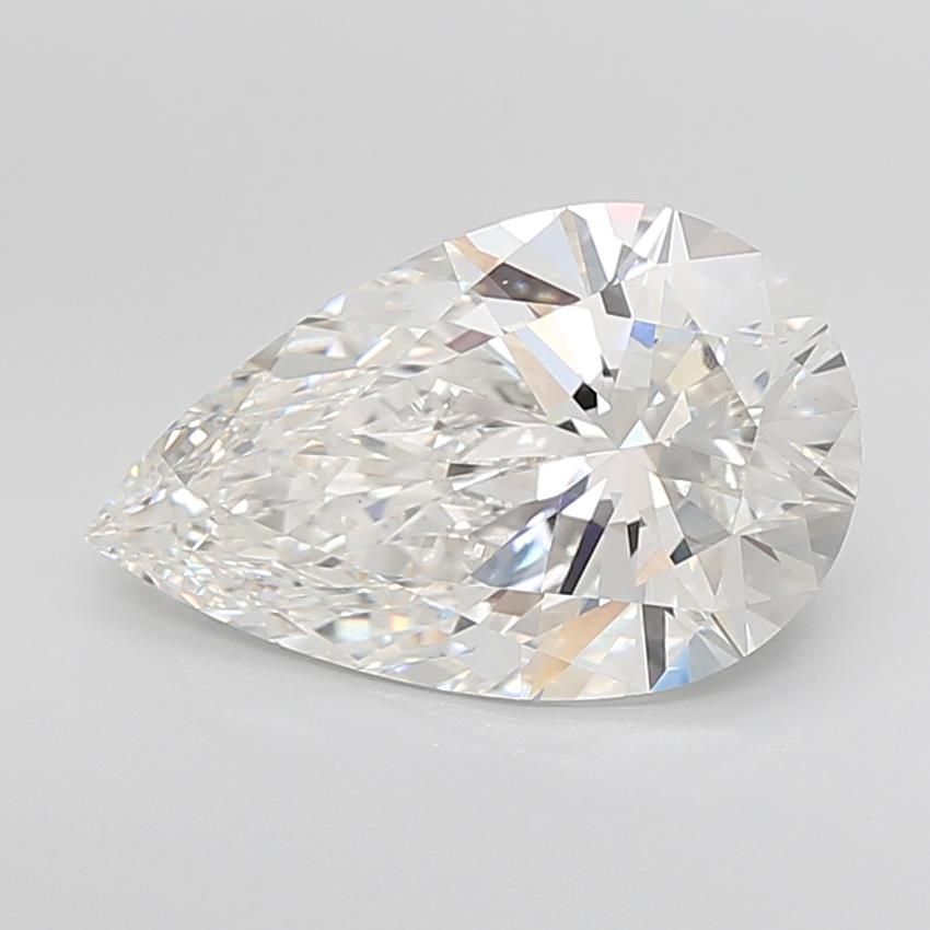 6.46ct Pear F VS1 Lab-Grown Diamond