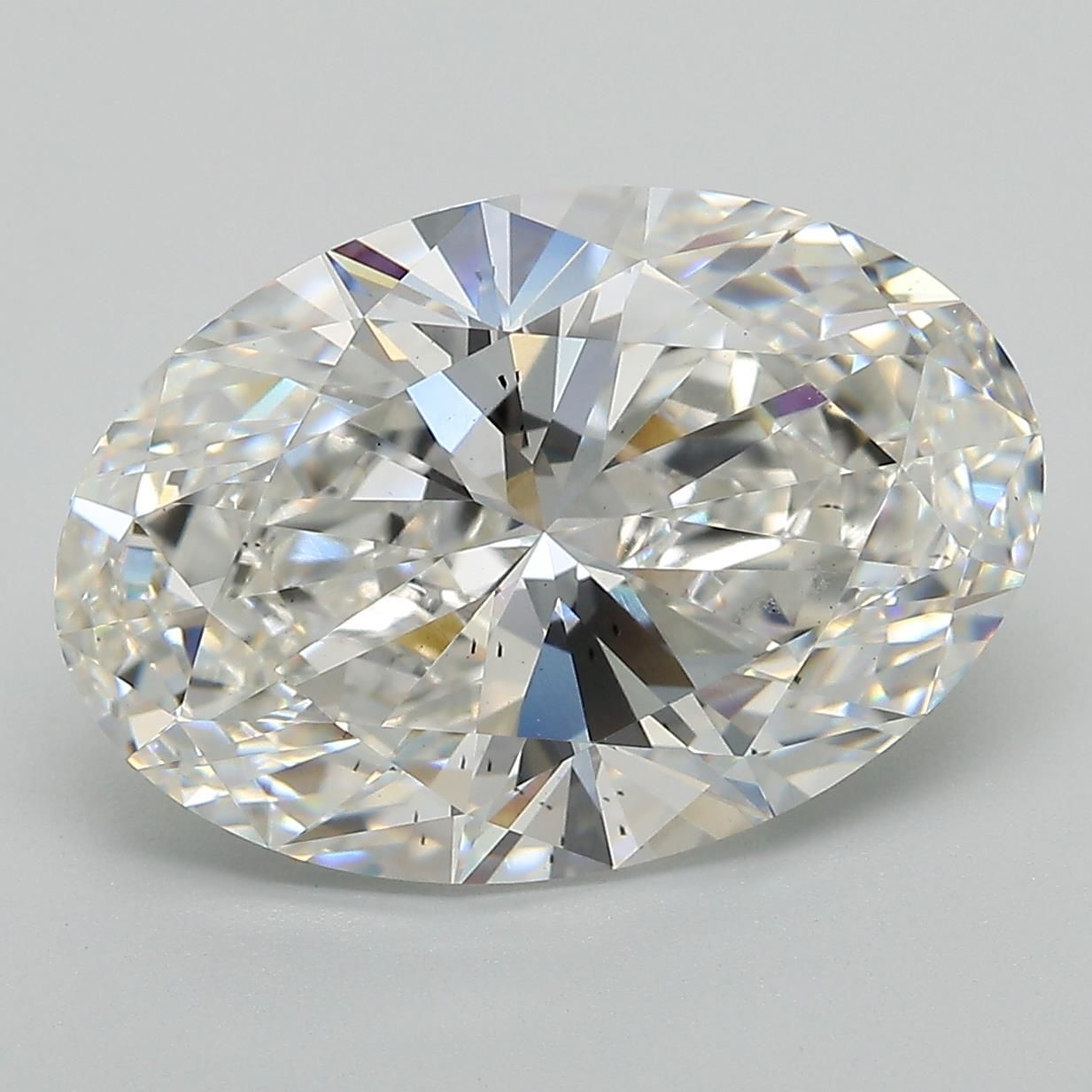 6.91ct Oval F VS2 Lab-Grown Diamond