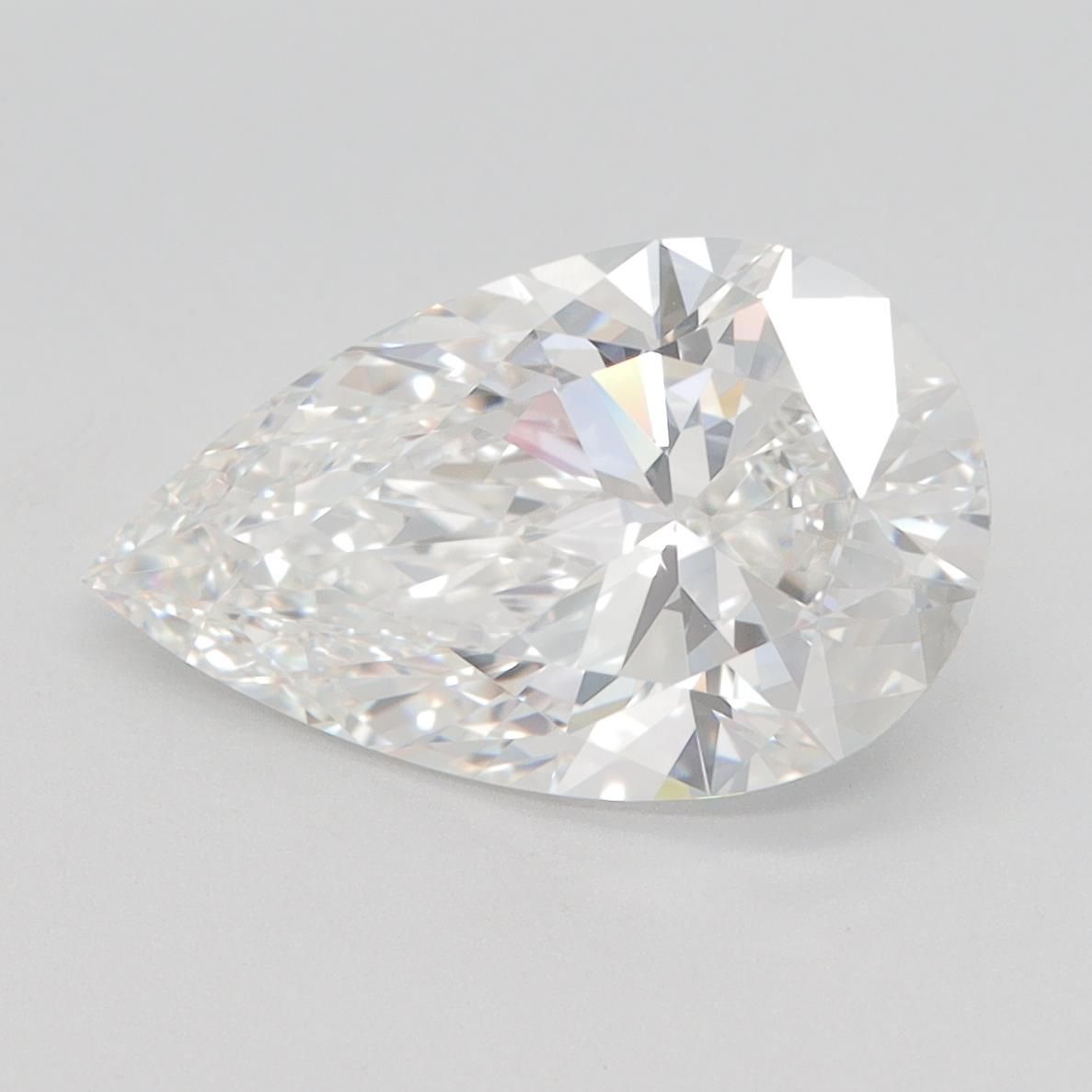 3.11ct Pear F VS1 Lab-Grown Diamond