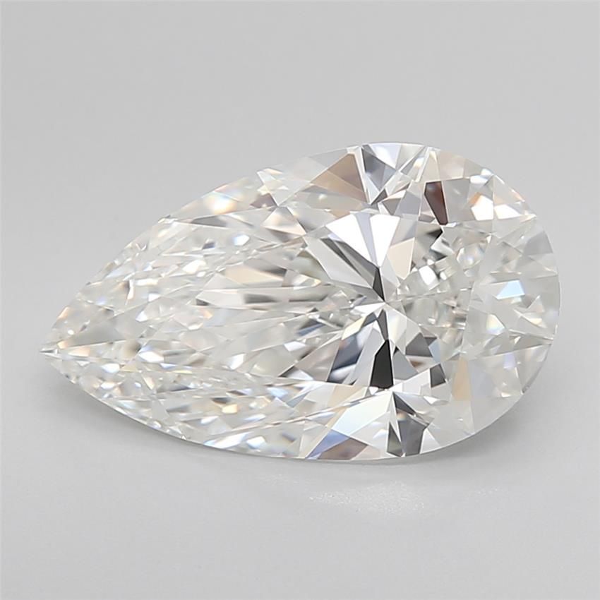 4ct Pear F IF Lab-Grown Diamond