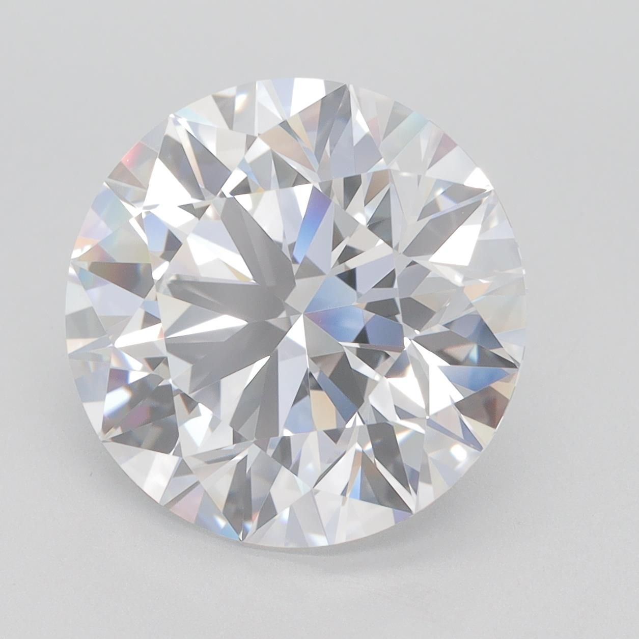 6.66ct Round D VVS2 Lab-Grown Diamond
