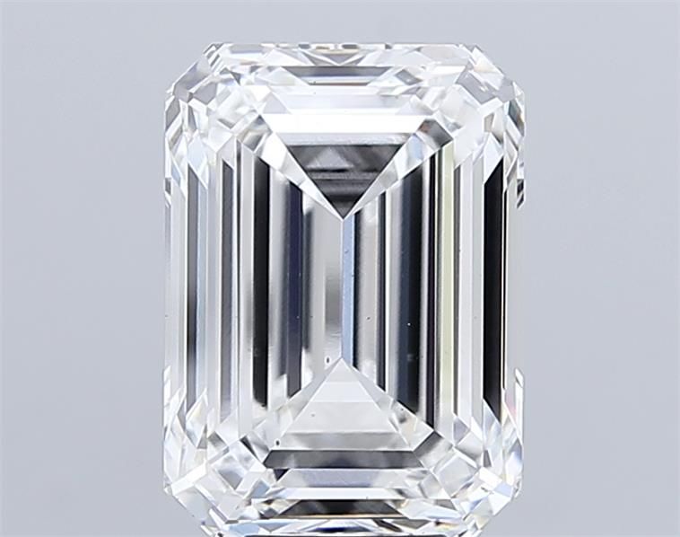 10.03 Carat EMERALD Shape E Colour VS2 Clarity  Cut - White Lab Diamond - 37754