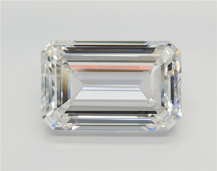 10.08 Carat EMERALD Shape H Colour VVS2 Clarity  Cut - White Lab Diamond - 2600041