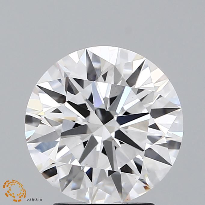 2.4ct Round F VS1 Lab-Grown Diamond