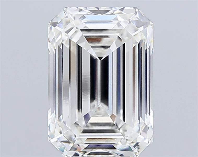 10.08 Carat EMERALD Shape G Colour VVS2 Clarity  Cut - White Lab Diamond - 37113