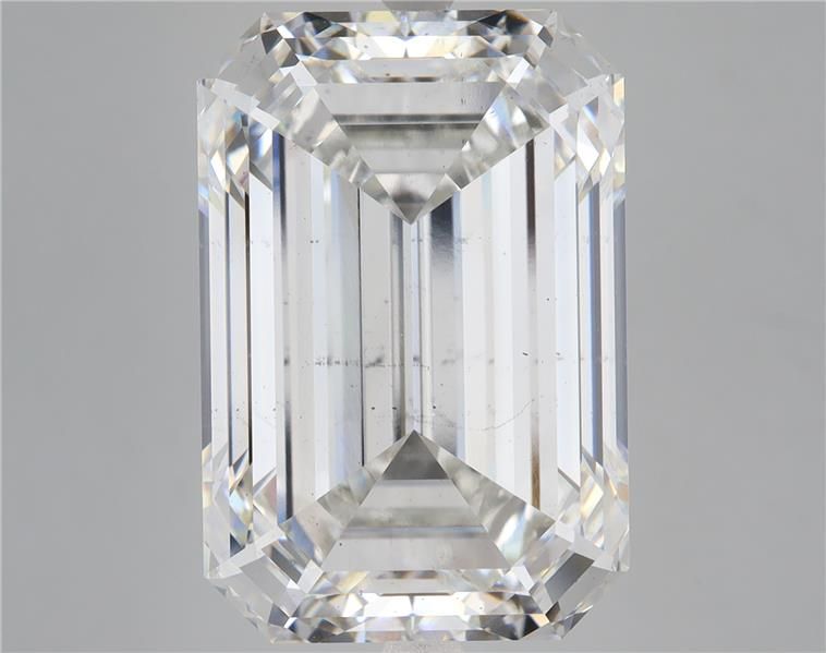 19.60 Carat EMERALD Shape G Colour VS2 Clarity  Cut - White Lab Diamond - 39953
