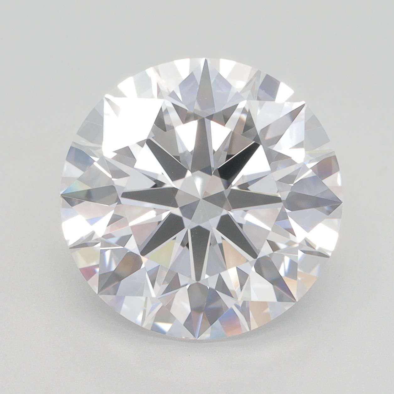 6.15ct Round D IF Lab-Grown Diamond