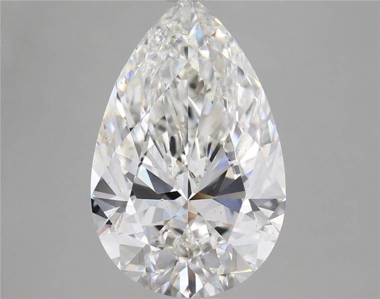 4.66ct Pear F VS2 Lab-Grown Diamond