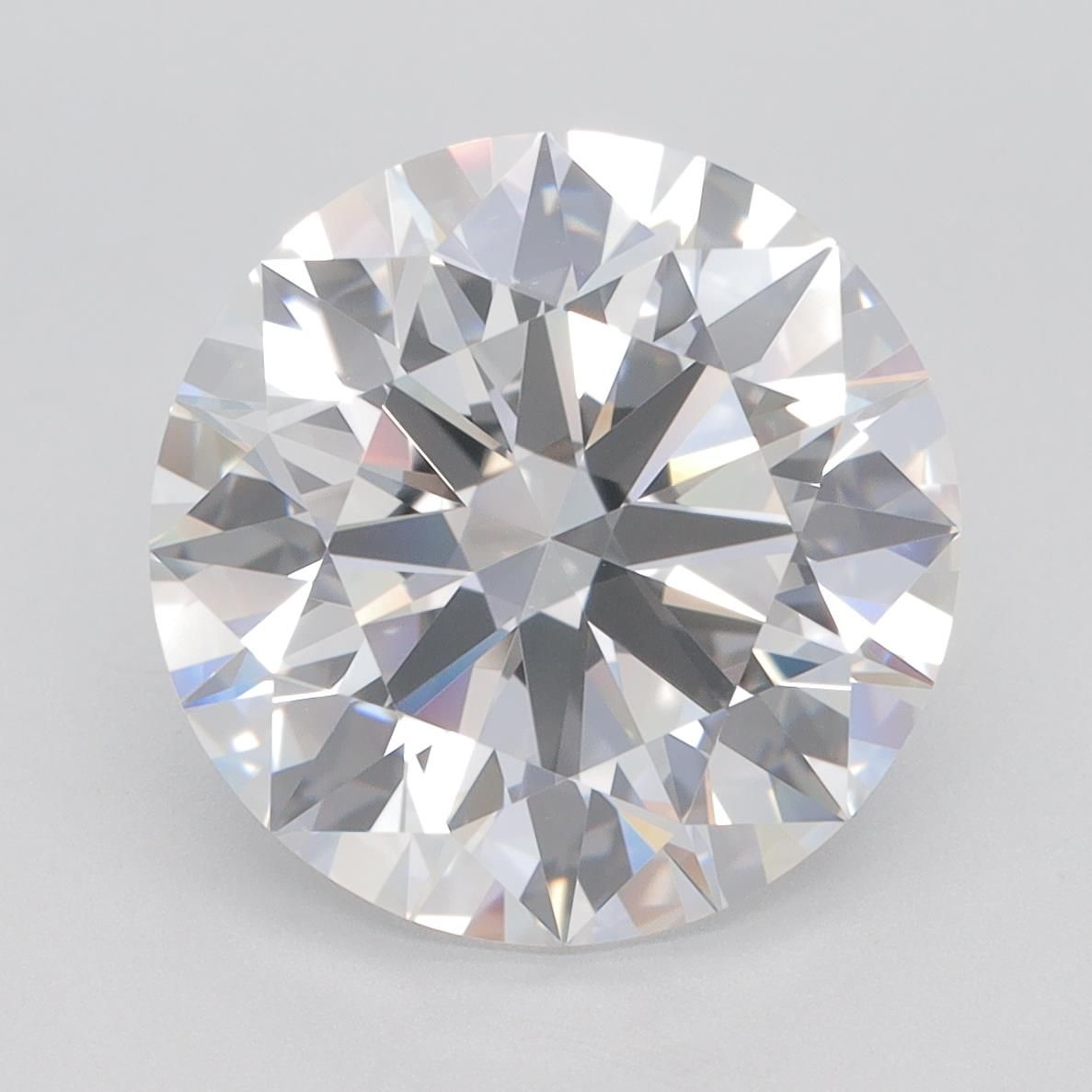 5.85ct Round F IF Lab-Grown Diamond
