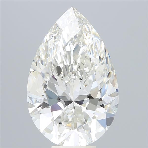 10.42 Carat PEAR Shape G Colour VVS2 Clarity  Cut - White Lab Diamond - 66212