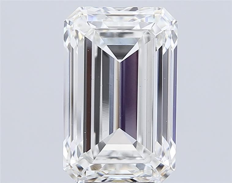 9.57 Carat EMERALD Shape F Colour VS1 Clarity  Cut - White Lab Diamond - 4808