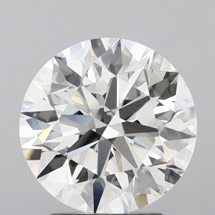 3.8ct Round F VVS2 Lab-Grown Diamond