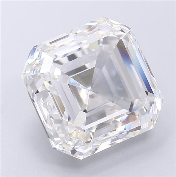 10.08 Carat ASSCHER Shape D Colour VVS2 Clarity  Cut - White Lab Diamond - 26584