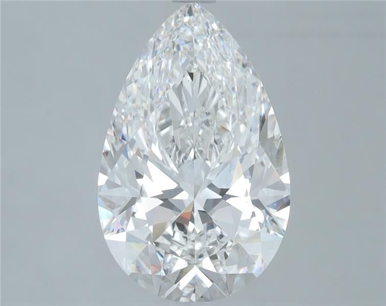 4.3ct Pear F VS2 Lab-Grown Diamond