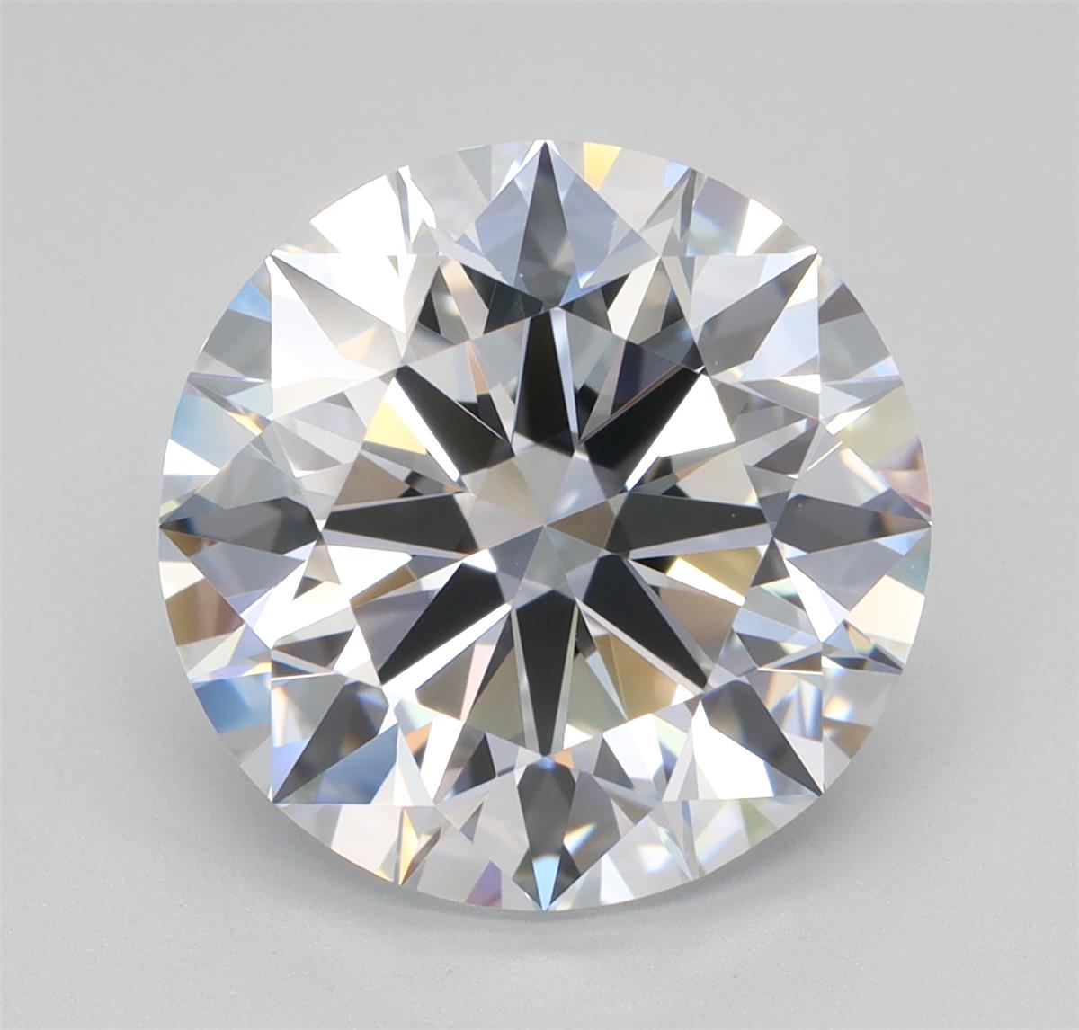 4.19ct Round D VVS2 Lab-Grown Diamond