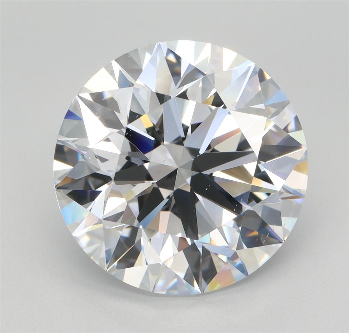 5.5ct Round D VS2 Lab-Grown Diamond