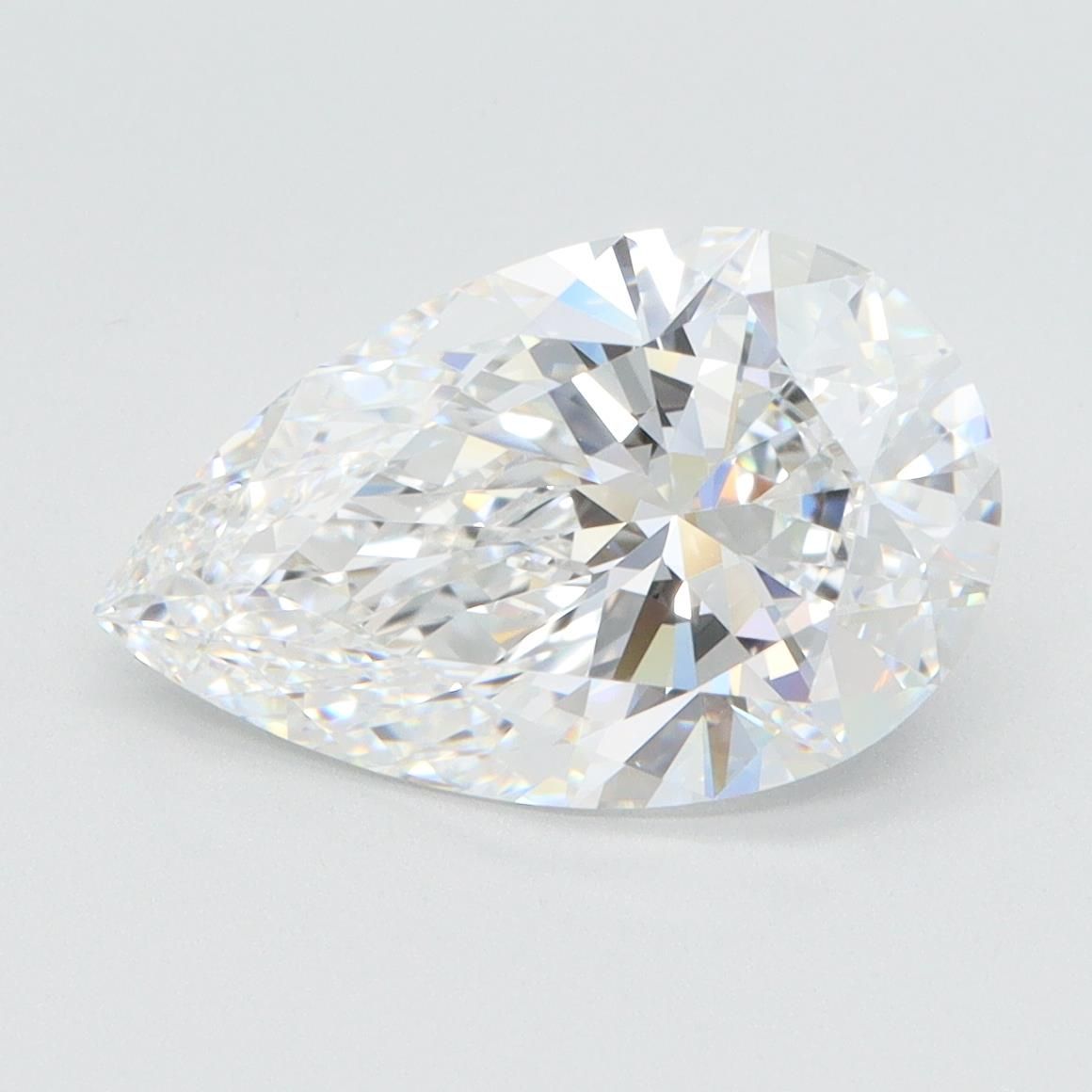 3.21ct Pear E IF Lab-Grown Diamond