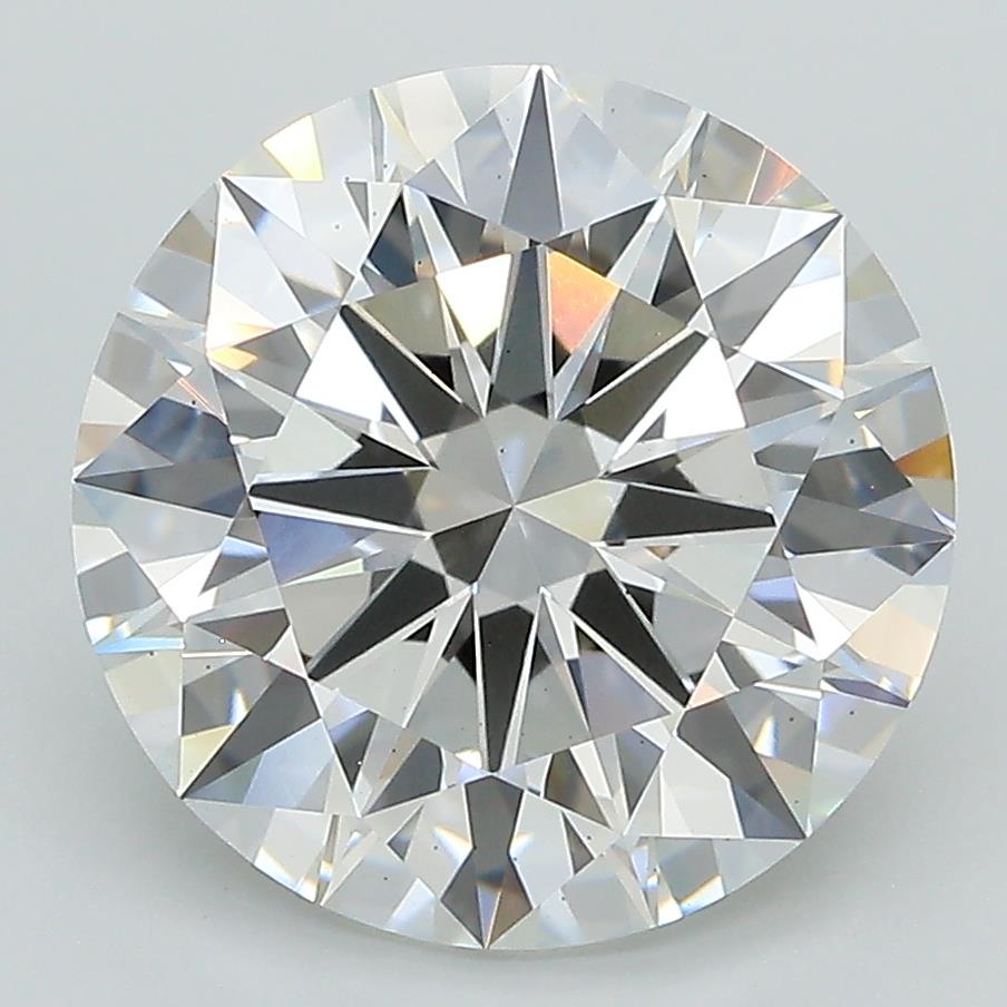 5.13ct Round F VS2 Lab-Grown Diamond