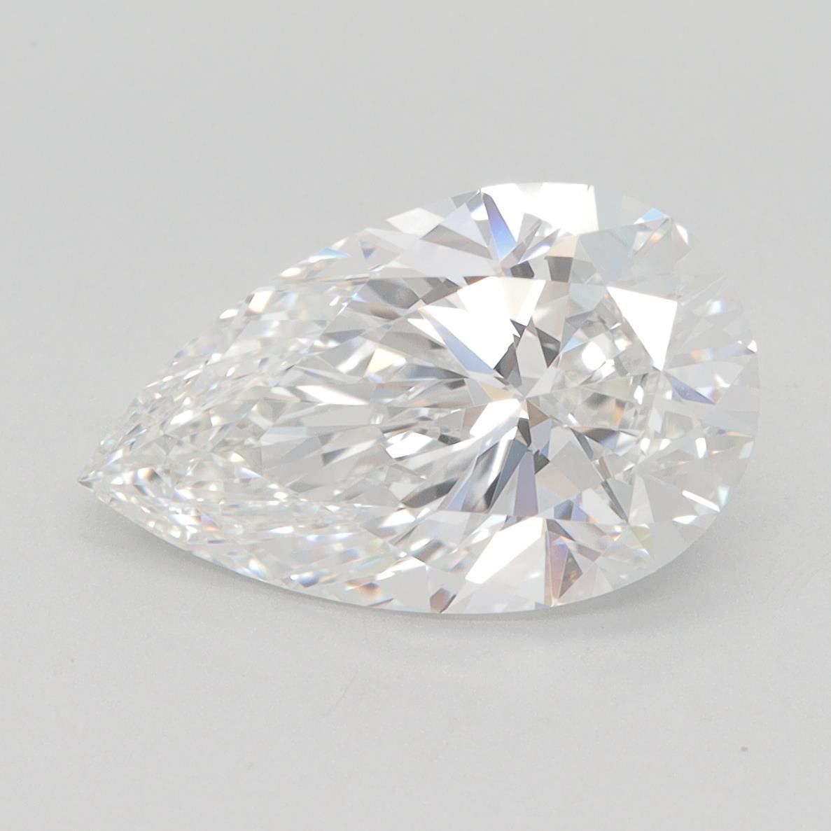 3.1ct Pear E IF Lab-Grown Diamond