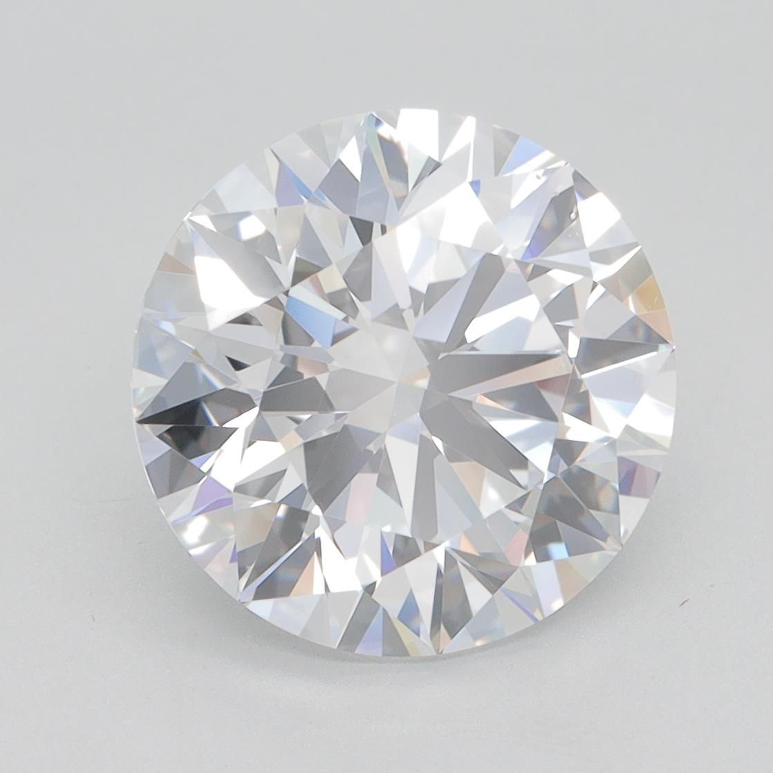 4.27ct Round D VVS1 Lab-Grown Diamond