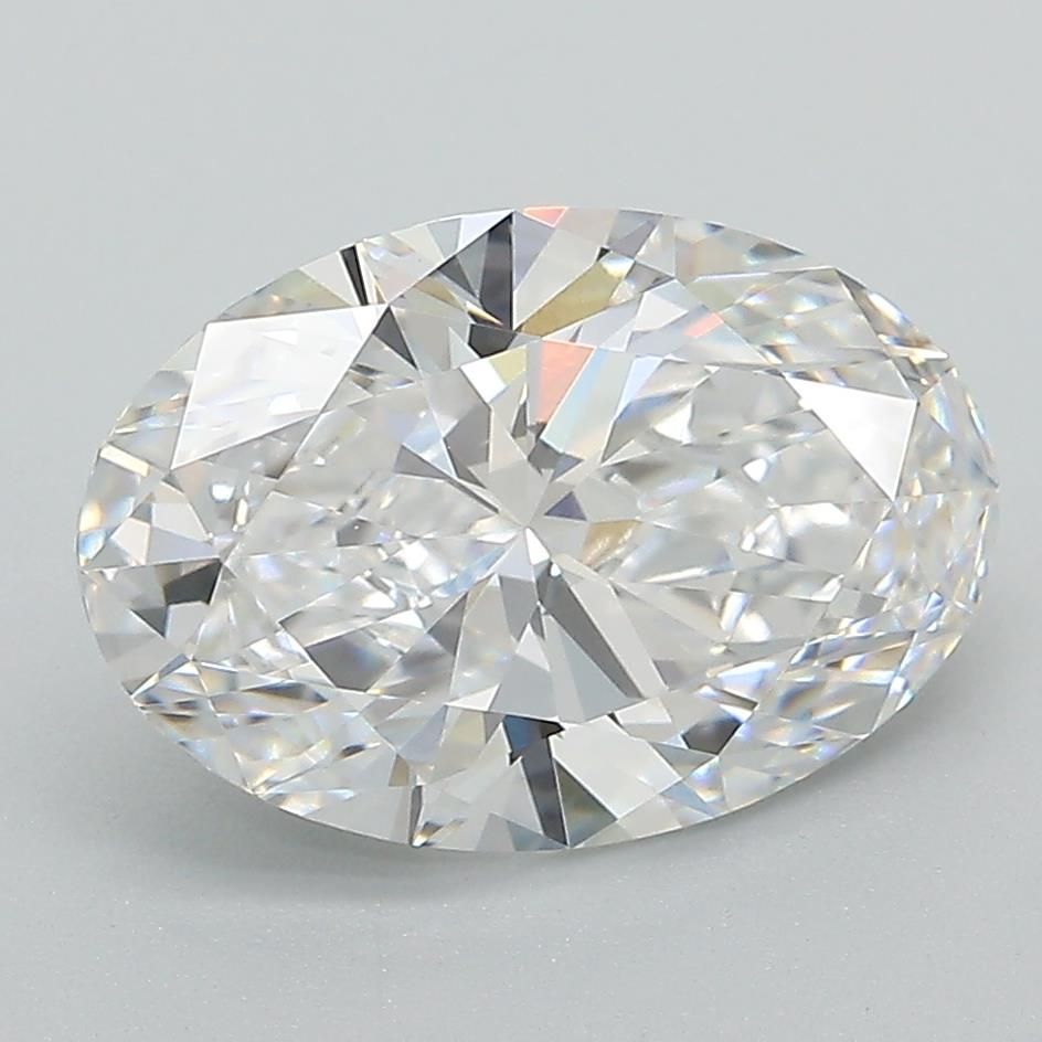 3.08ct Oval D VVS2 Lab-Grown Diamond