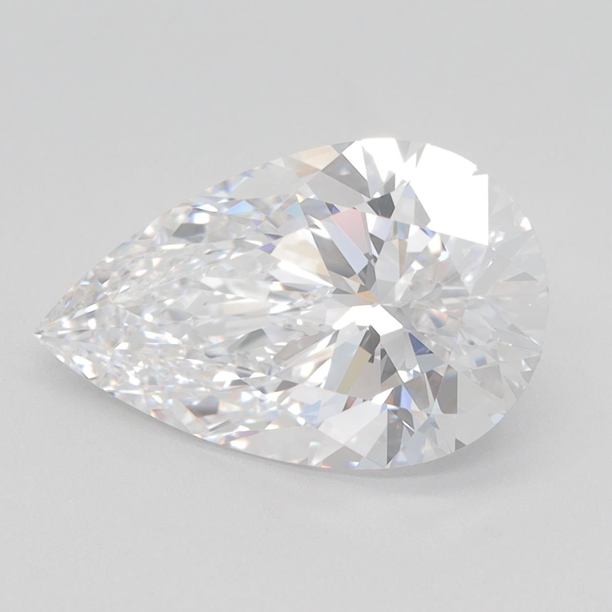 4.09ct Pear D VVS2 Lab-Grown Diamond