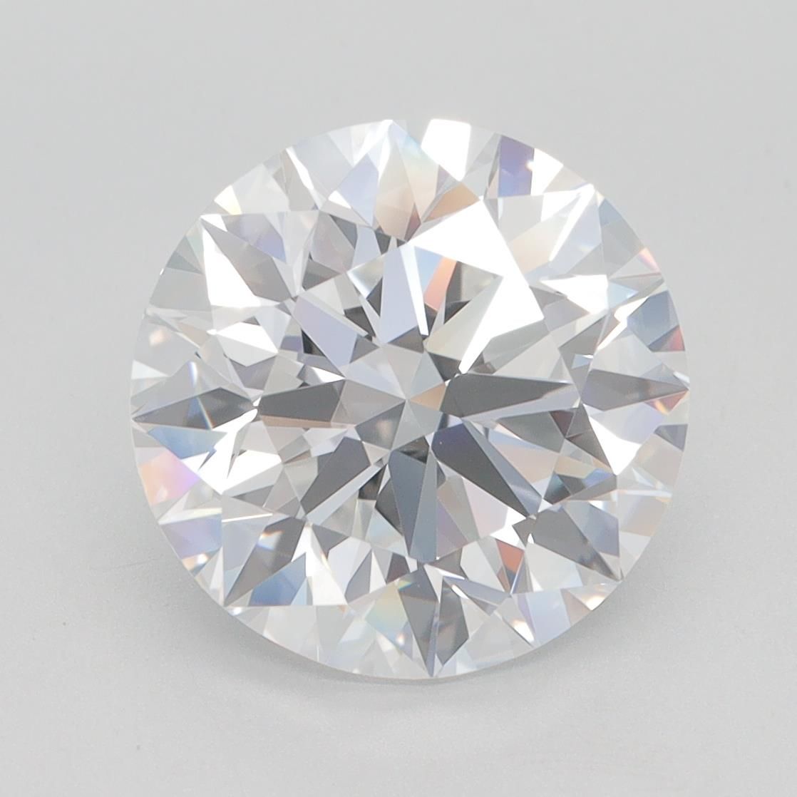 4.27ct Round D VVS2 Lab-Grown Diamond