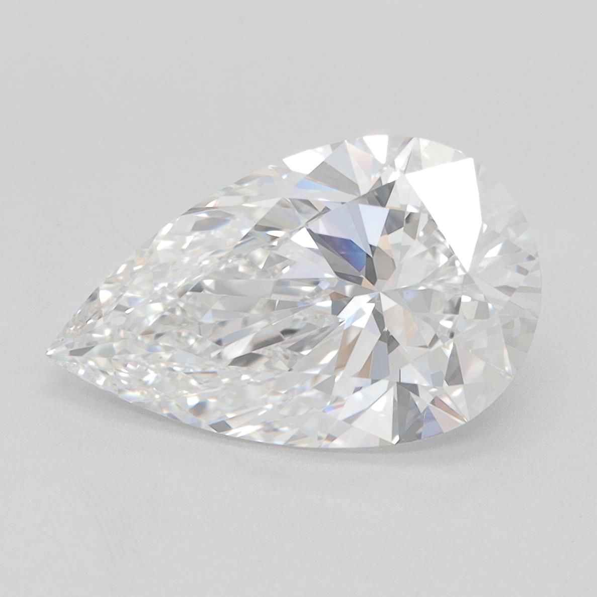 3.02ct Pear E VVS2 Lab-Grown Diamond