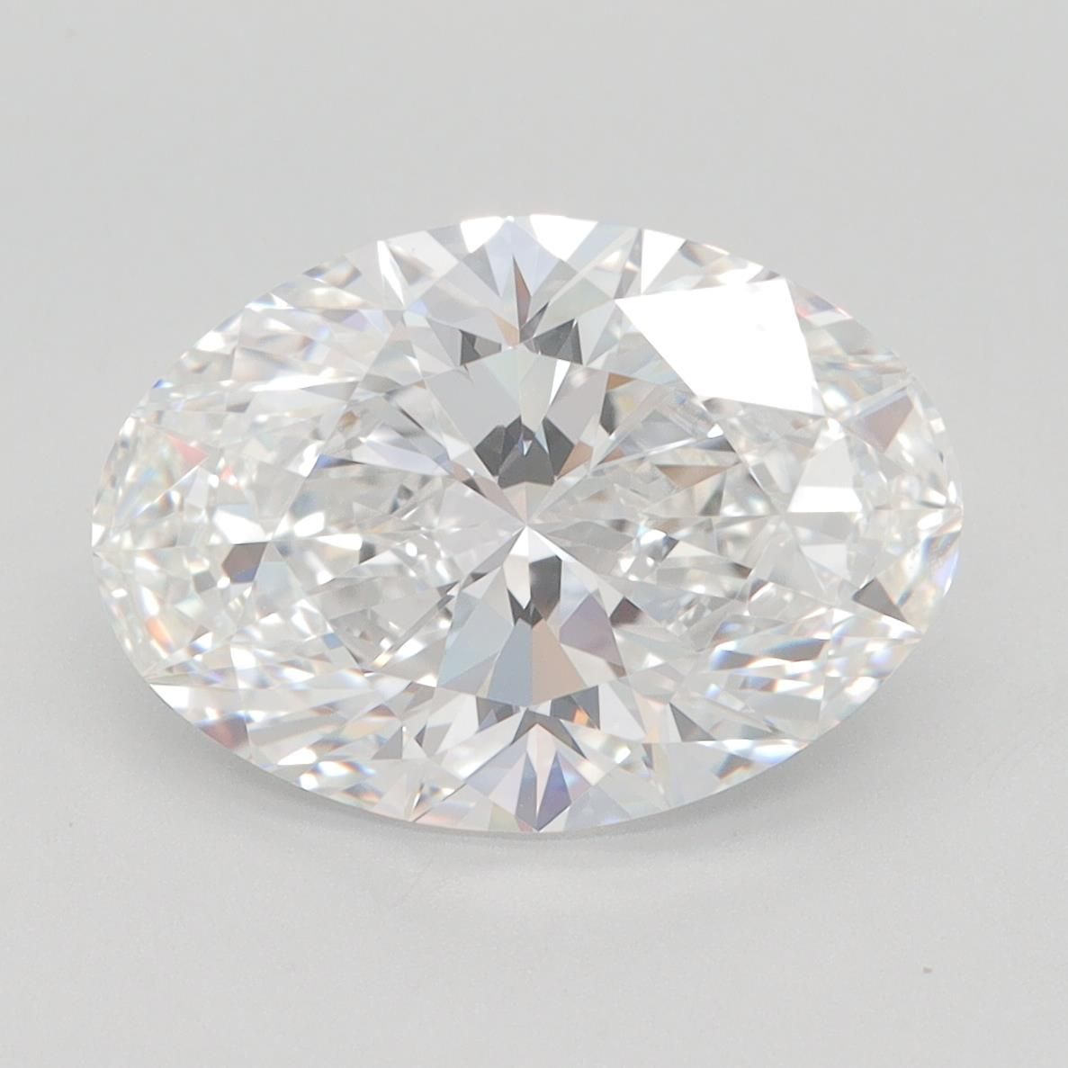 4.02ct Oval F IF Lab-Grown Diamond