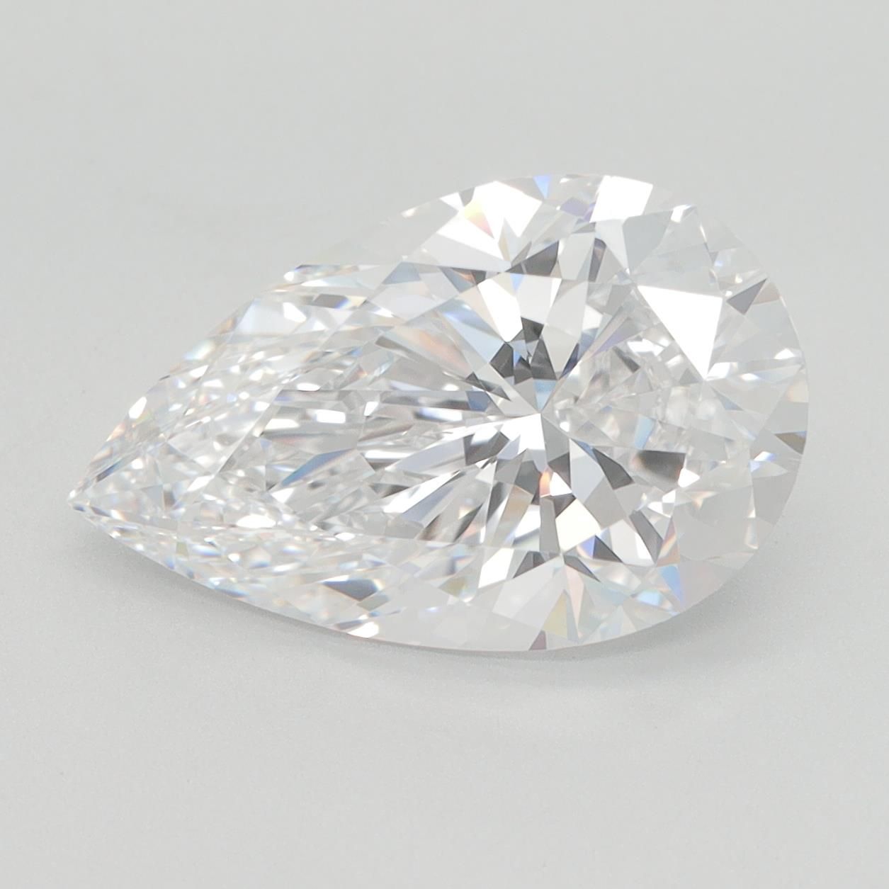 4.03ct Pear D VVS2 Lab-Grown Diamond
