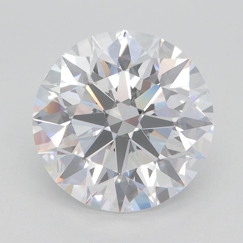 3.41ct Round D VVS2 Lab-Grown Diamond