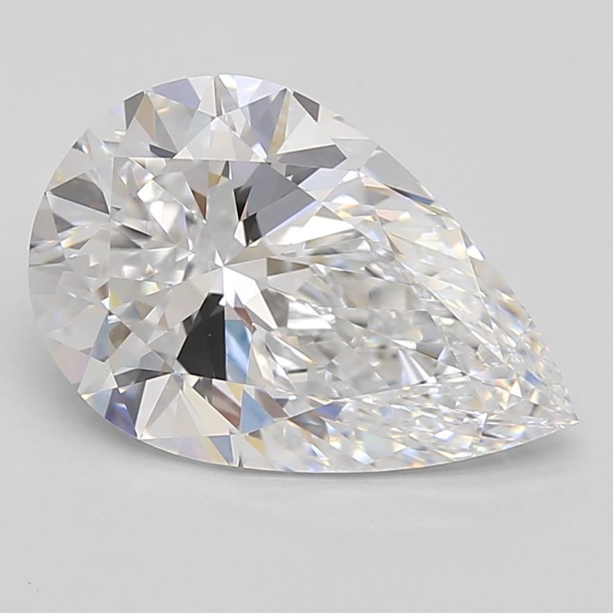 3.05ct Pear D IF Lab-Grown Diamond