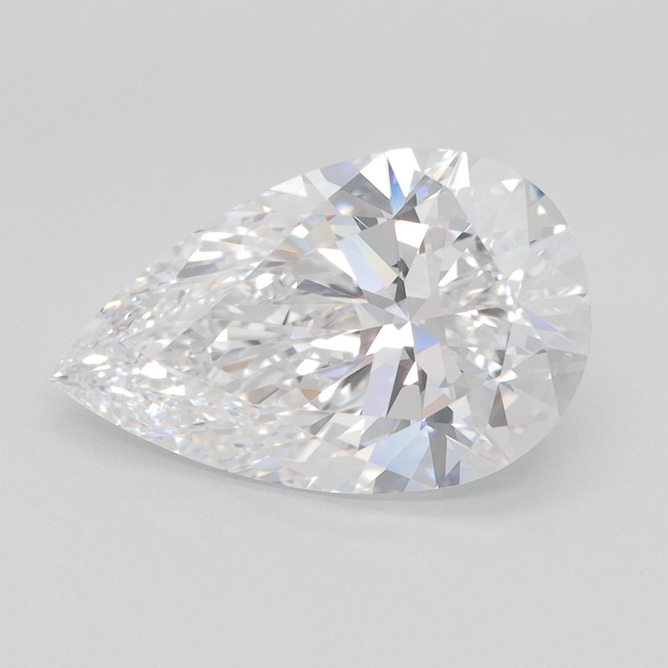4.21ct Pear D VVS2 Lab-Grown Diamond