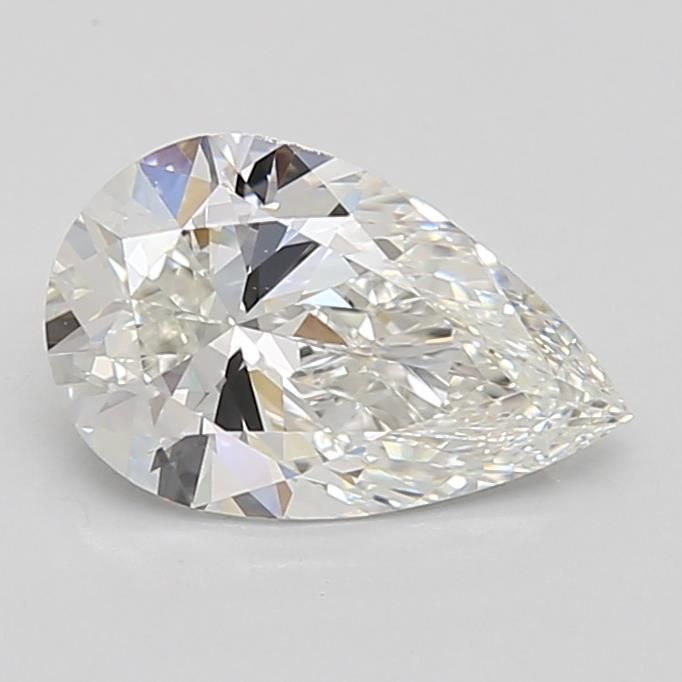 1.08ct Pear F IF Lab-Grown Diamond