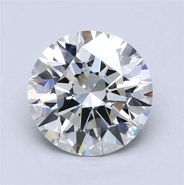 3.2ct Round F VS1 Lab-Grown Diamond
