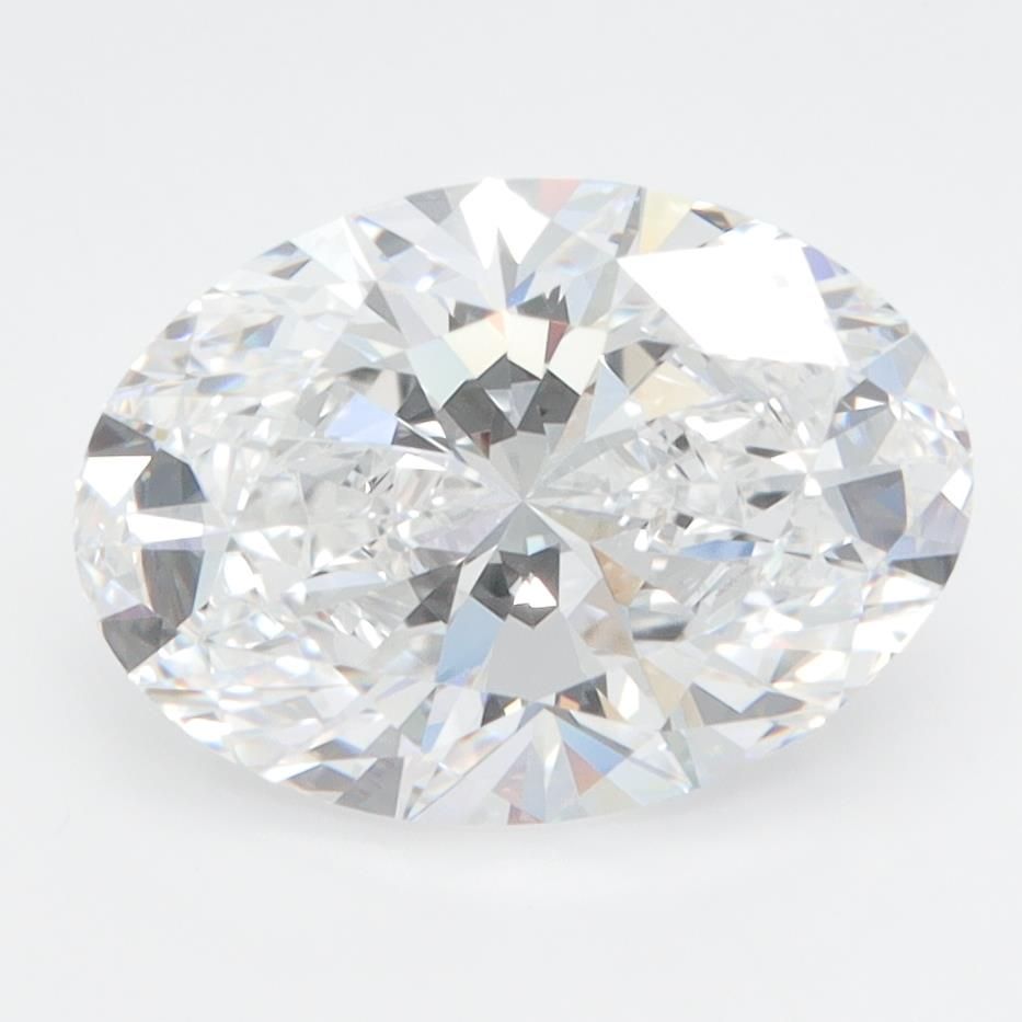 3ct Oval D VVS2 Lab-Grown Diamond