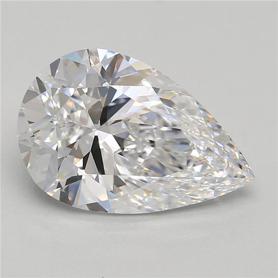 2.62ct Pear D IF Lab-Grown Diamond
