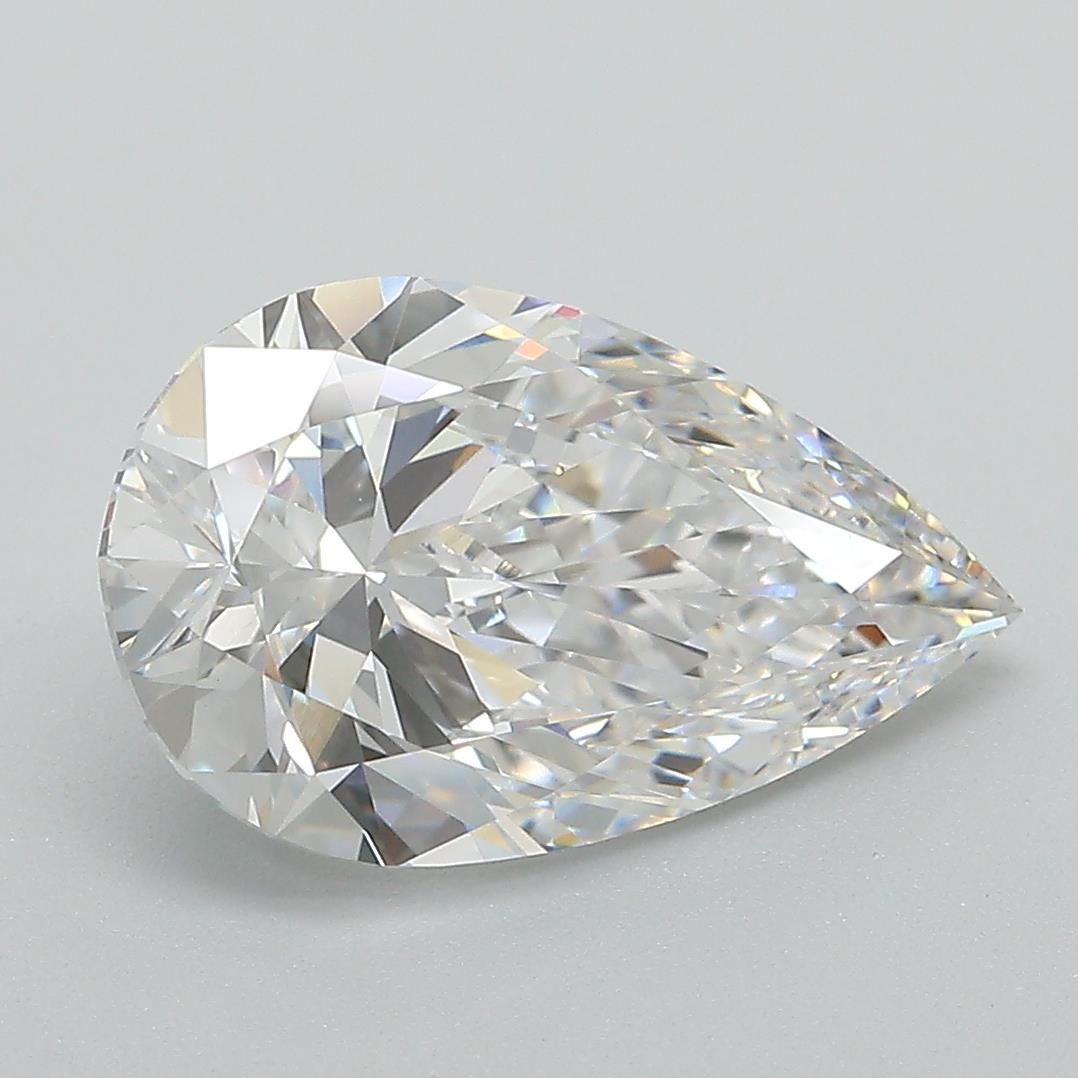 3.26ct Pear E VVS2 Lab-Grown Diamond